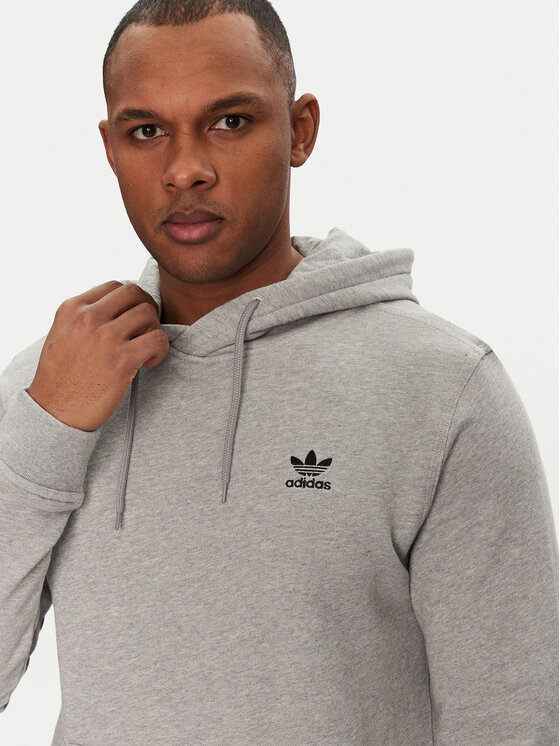 adidas adidas Bluza Trefoil Essentials JD2405 Szary Regular Fit