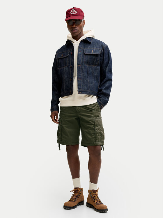 Jack & Jones Jack & Jones Pantaloncini di tessuto Cole Frank 12291369 Verde Regular Fit