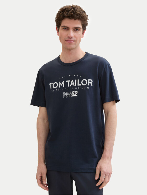 Tom Tailor Majica 1041871 Mornarsko Modra Regular Fit