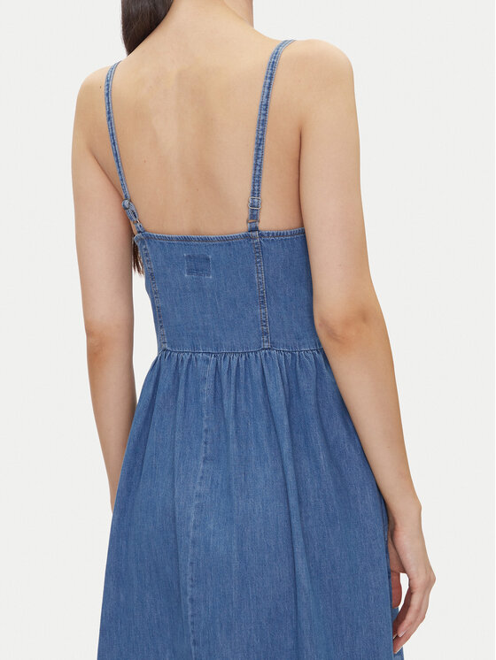 Lee Lee Rochie de blugi Corset 112363488 Albastru Slim Fit