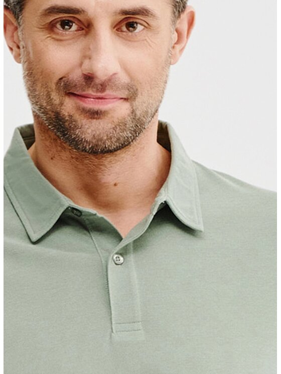 Pako Lorente Pako Lorente Polo P25SF-TX-002 Zielony Classic Fit