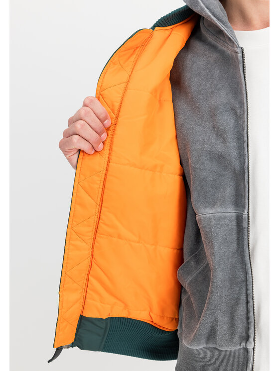Alpha Industries Alpha Industries Kurtka bomber MA-1 VF 59 Vintage Fit Bomber Jacket Zielony Slim Fit