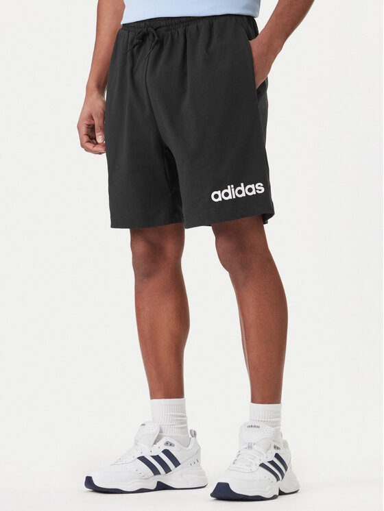 adidas adidas Sporta šorti Essentials Linear JE9012 Melns Regular Fit
