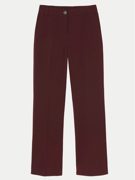 Tatuum Tatuum Hlače iz tkanine Laurania 2 T2422.140B Bordo rdeča Straight Fit