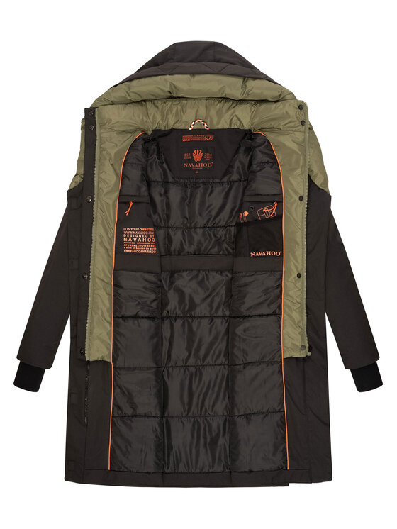 Navahoo Navahoo Kurtka zimowa Snowelf Czarny Regular Fit