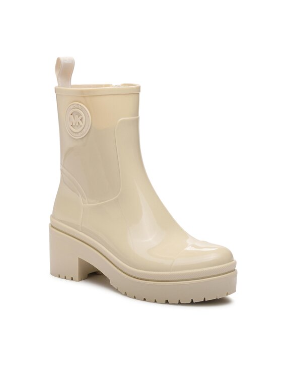 MICHAEL Michael Kors MICHAEL Michael Kors Ботильйони Karis Rainboot 40F3KSMB5Q Écru