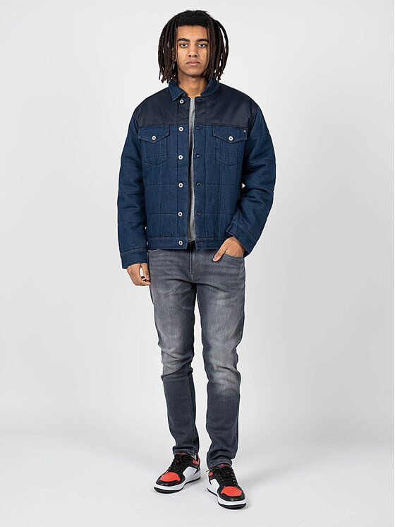 Pepe Jeans Giacca di transizione PM402629 | Barnet Blu scuro Regular Fit