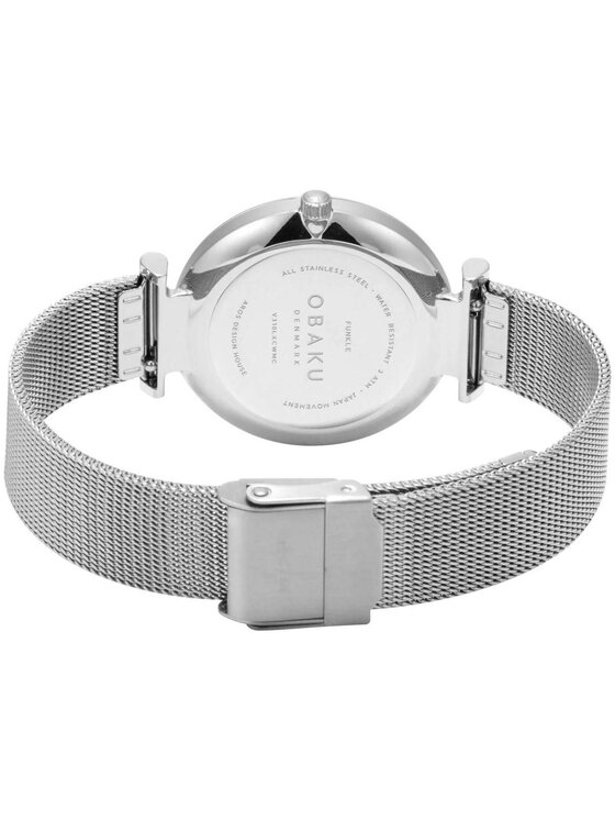 Obaku Obaku Hodinky V310LXCWMC Stříbrná