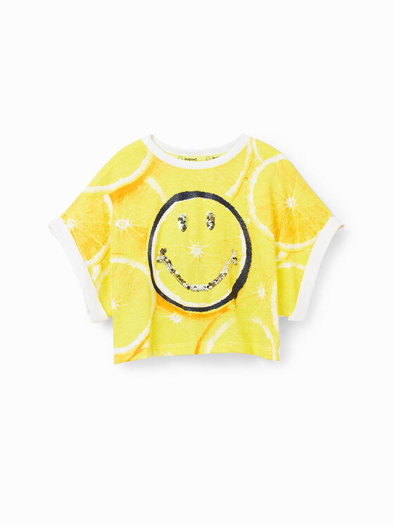 T-shirt 23SGTK23 Giallo Flare Fit