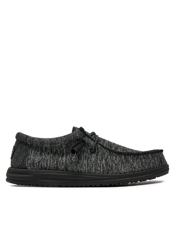 Hey Dude Mokasíny Wally Sport Knit 40536-060 Čierna
