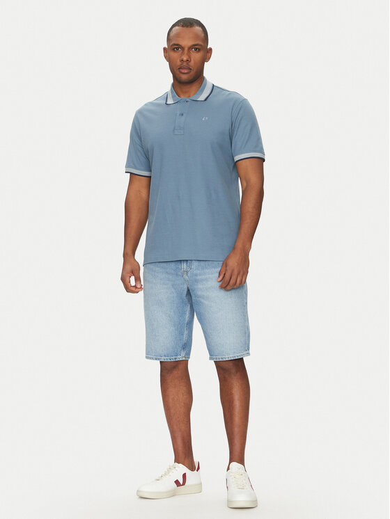 Blend Blend Polo marškinėliai 20717916 Mėlyna Regular Fit