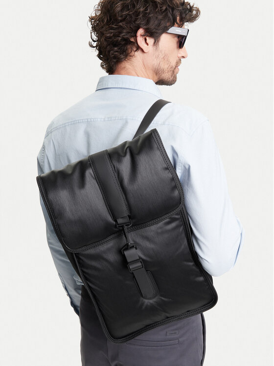 Rains Rains Ruksak Puffed Backpack Mini 21740 Crna