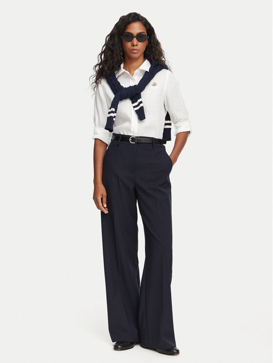 Beverly Hills Polo Club Beverly Hills Polo Club Košeľa P-SS26W-SH0004 Biela Regular Fit