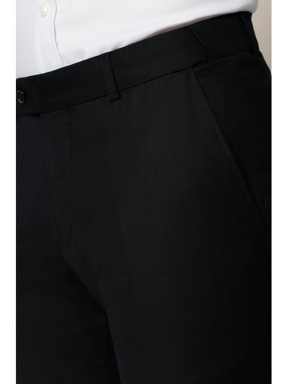 Lancerto Lancerto Garnitur Brecon GA073225000005 Czarny Slim Fit