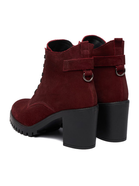 Lasocki Lasocki Gležnjarji CEO-WI23-LUM-02 Bordo rdeča