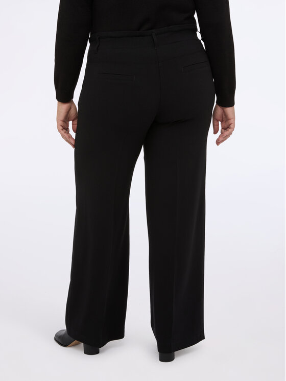 Fiorella Rubino Fiorella Rubino Pantaloni di tessuto P006T005166N033 Nero Regular Fit