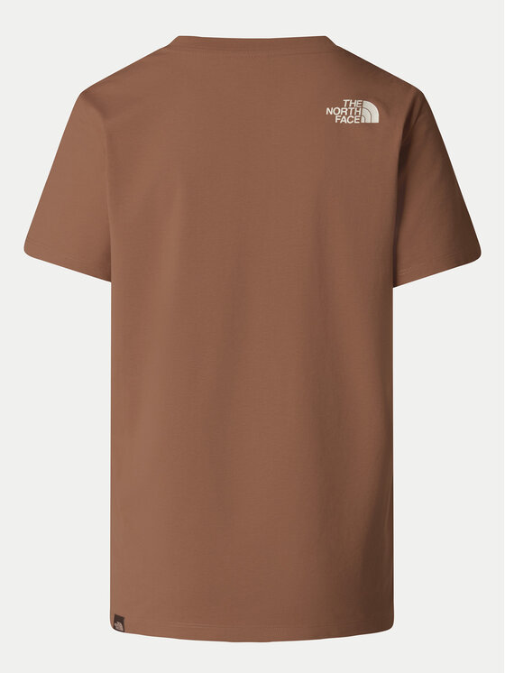 The North Face The North Face T-shirt Easy NF0A8A6G Marrone Loose Fit