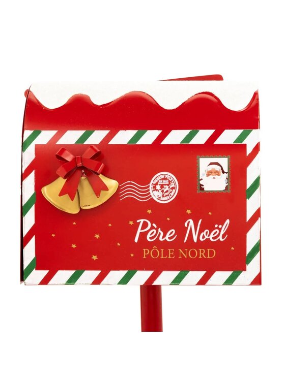 MIAhome MIAhome Skrzynka na listy świąteczna, Noël 32x16,5x12,5 cm Czerwony