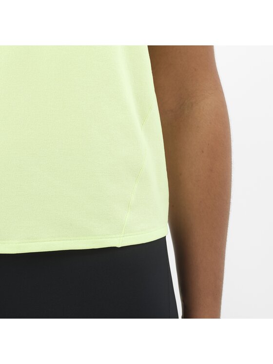 Salomon Salomon Koszulka techniczna TRACKLINE SS TEE W Zielony Regular Fit