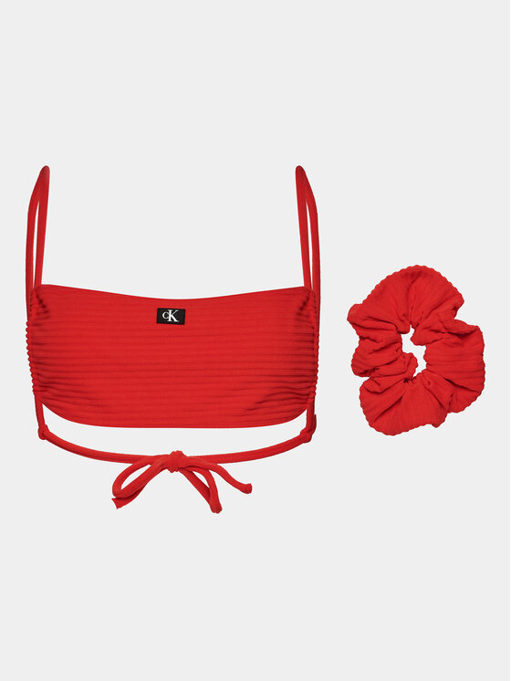 Calvin Klein Swimwear Calvin Klein Swimwear Bikini pezzo sopra KW0KW02467 Rosso