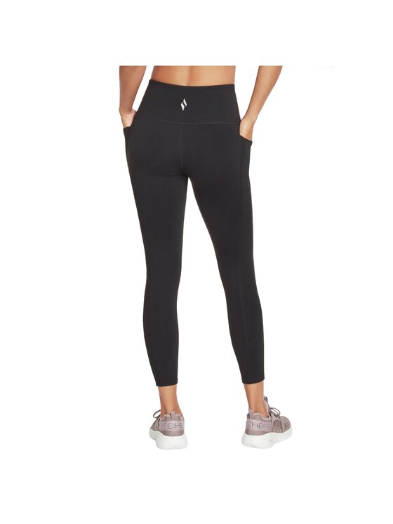 Skechers Skechers Legginsy Skechers Go Walk High Waisted 7/8 Legging Czarny
