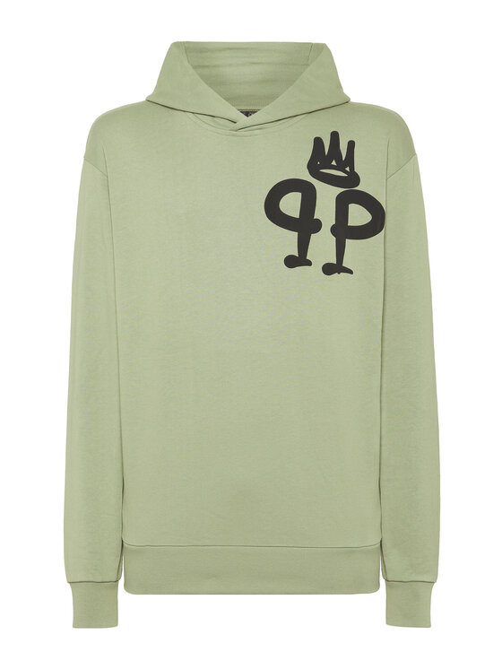 PHILIPP PLEIN PHILIPP PLEIN Felpa 9587 Verde Regular Fit
