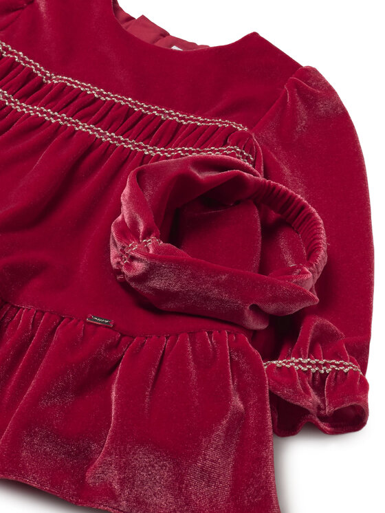 Mayoral Mayoral Eleganta kleita 2904 Bordo Regular Fit