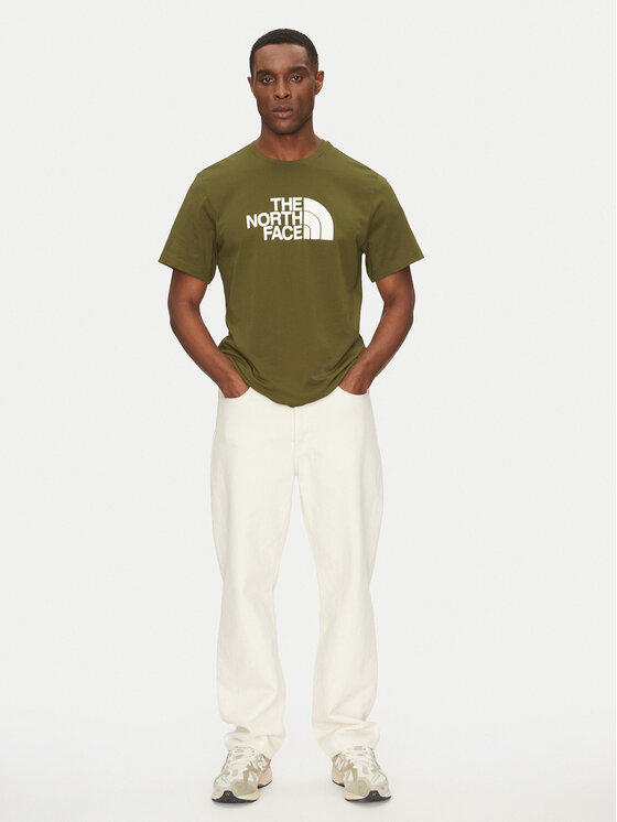 The North Face The North Face T-shirt Easy NF0A8A6C Zelena Regular Fit