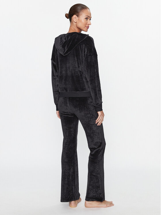 DKNY DKNY Πιτζάμα YI2922695 Μαύρο Regular Fit