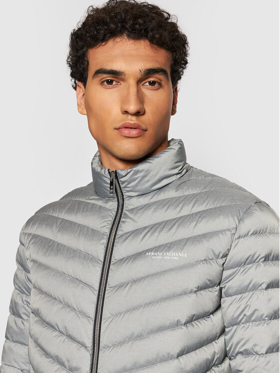 Armani Exchange Armani Exchange Vatovaná bunda 8NZB52 ZNW3Z 0902 Šedá Regular Fit
