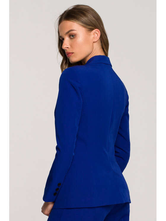 Stylove Stylove Marynarka S310 Niebieski Regular Fit