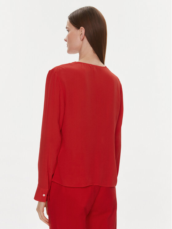 Tommy Hilfiger Tommy Hilfiger Bluza WW0WW39665 Oranžna Relaxed Fit