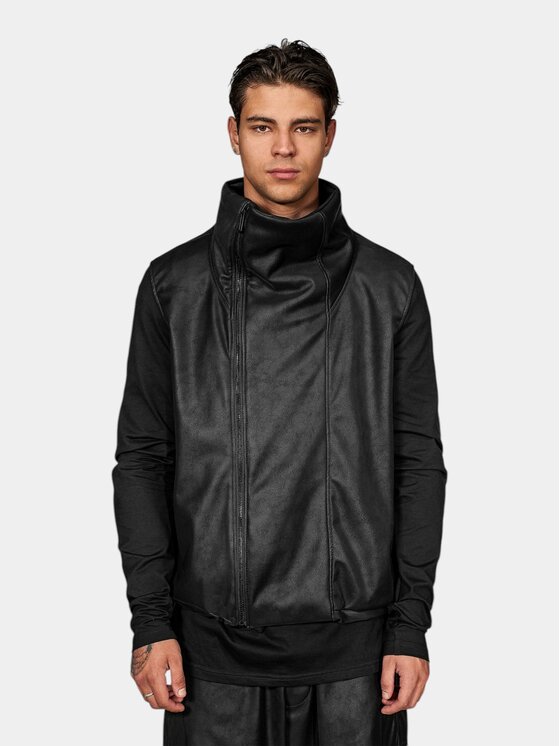 MADE BY SOCIETY MADE BY SOCIETY Kurtka anorak Suture - H17910 Czarny Basic Fit