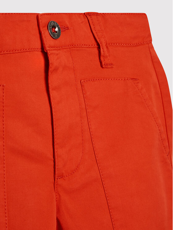 Timberland Timberland Szorty materiałowe T24B73 D Czerwony Regular Fit