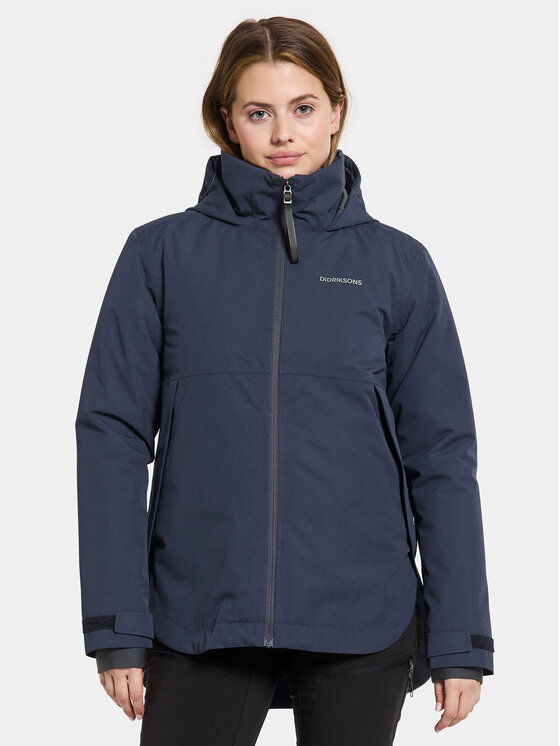 Didriksons Didriksons Žieminė striukė Jennie Wns Jkt 504822 Tamsiai mėlyna Regular Fit