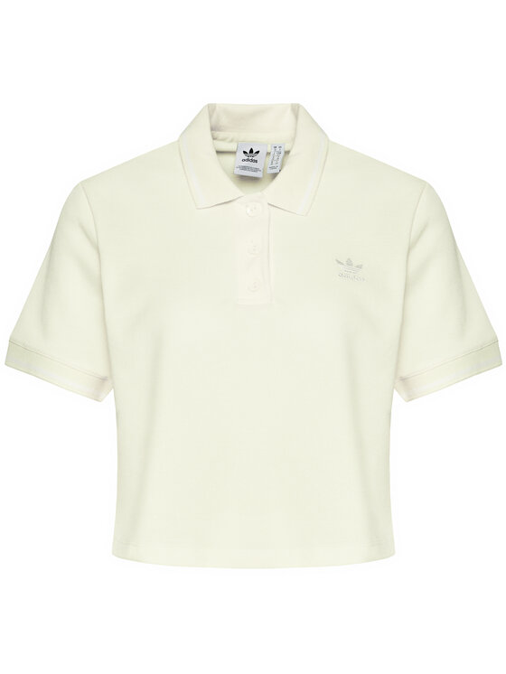 adidas adidas Тениска с яка и копчета Tennis Luxe H56469 Жълт Regular Fit