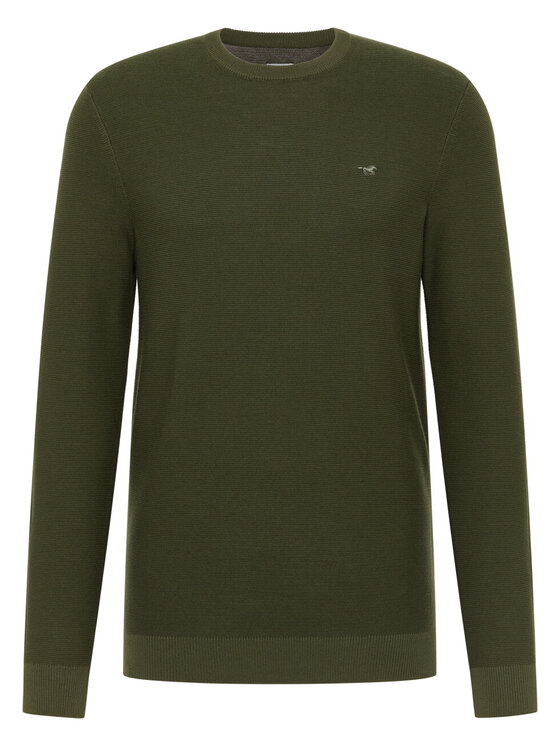 Mustang Mustang Sweter ELLIOT Zielony Regular Fit