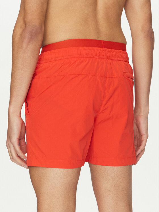 Calvin Klein Swimwear Calvin Klein Swimwear Kopalne hlače KM0KM01104 Rdeča Regular Fit