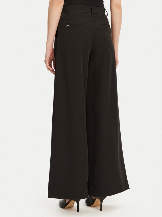 Guess Guess Παντελόνι Palazzo W5GB02 WH9Y2 Μαύρο Wide Leg