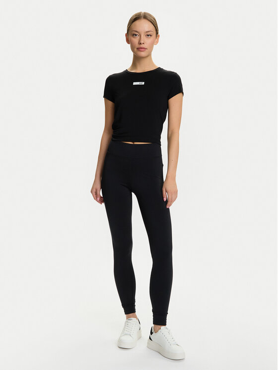 EA7 Emporio Armani EA7 Emporio Armani Tričko 7W000673 AF12945 UC001 Čierna Slim Fit