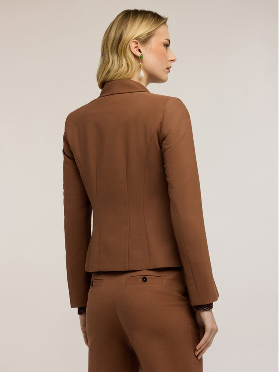 Motivi Motivi Giacca di transizione Q021Q001032N022 Marrone Slim Fit