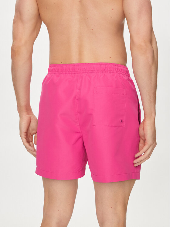 Calvin Klein Swimwear Calvin Klein Swimwear Szorty kąpielowe KM0KM01004 Różowy Regular Fit