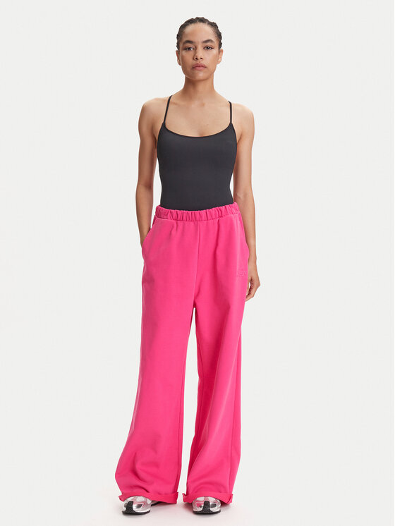 HUGO HUGO Долнище анцуг Nasuede_4 50541179 Розов Relaxed Fit