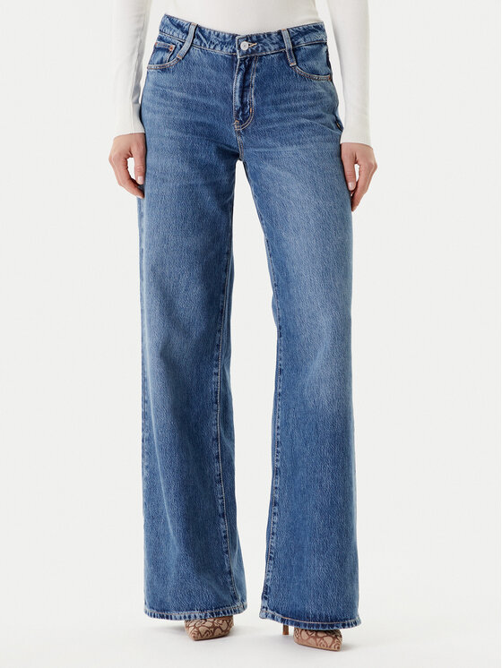 Guess Guess Jeansy W5YA96 D5QKB Tmavomodrá Regular Fit