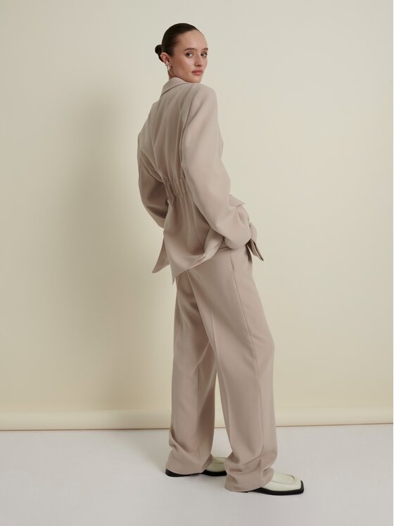 La Mania La Mania Giacca da abito COSMOPOLITAN Beige Classic Fit