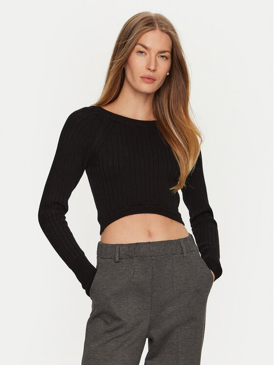 ViCOLO ViCOLO Sweater 77101S Fekete Regular Fit