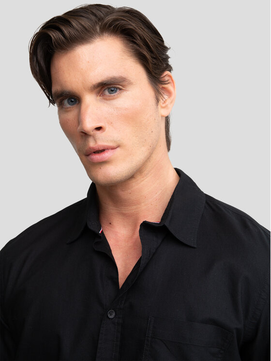 BIG STAR BIG STAR Koszula TRIXI Czarny Basic Fit