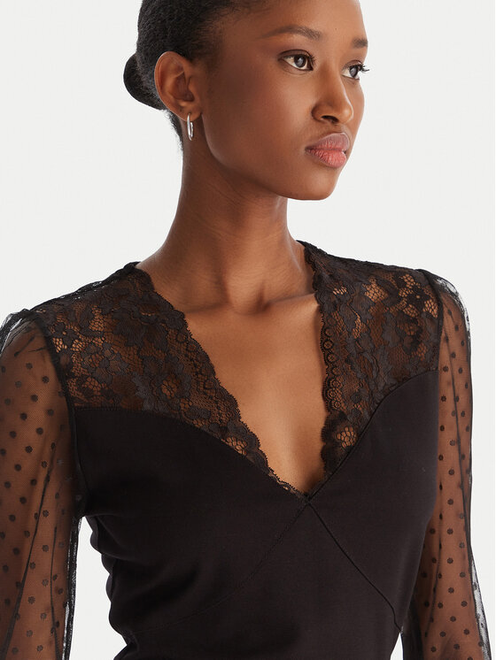 Morgan Morgan Särkpluus 252-TARSILA Must Slim Fit