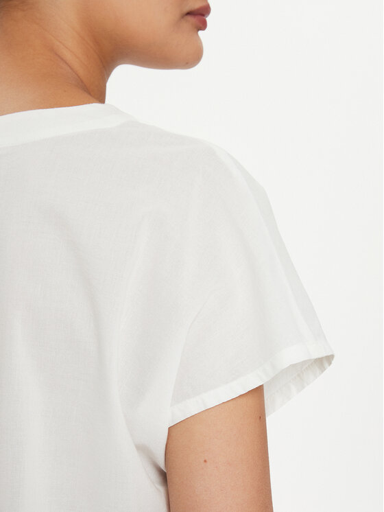Mustang Mustang T-Shirt Elsberry 1015086 Λευκό Relaxed Fit