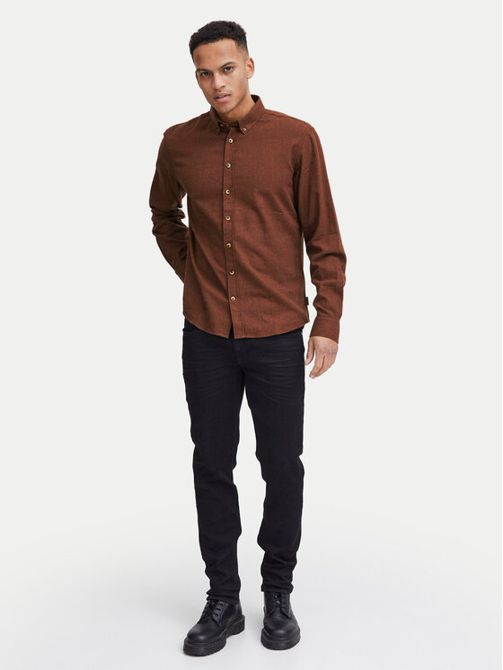 Blend Blend Särk 20716243 Pruun Regular Fit